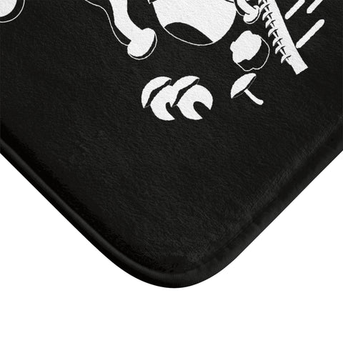 Fairy Tale Mushroom House Memory Foam Rug