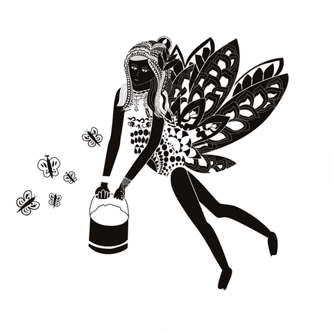 Fairy Tale Faerie Temporary Tatoo Sticker (Single)